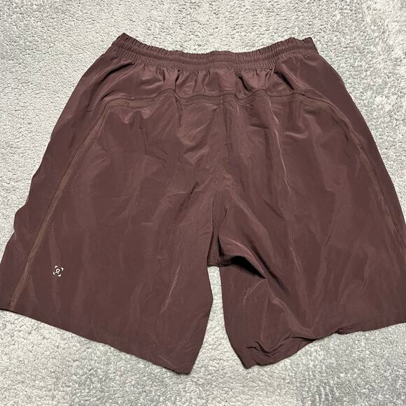 Lululemon Pace Beaker Shorts Mens Large Maroon Running - Picture 1 of 9